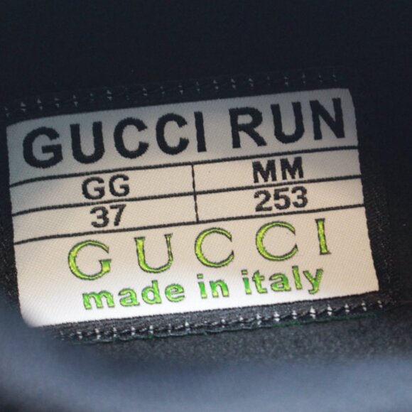 Gucci #7W4UWT Run Crystal Embellished Sneakers Size 37 - Picture 8 of 8
